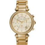 Michael Kors Reloj dorado Cronografo para Mujer