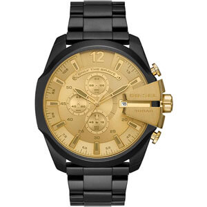 Reloj de hombre Diesel Mega Chief DZ4485 negro dorado